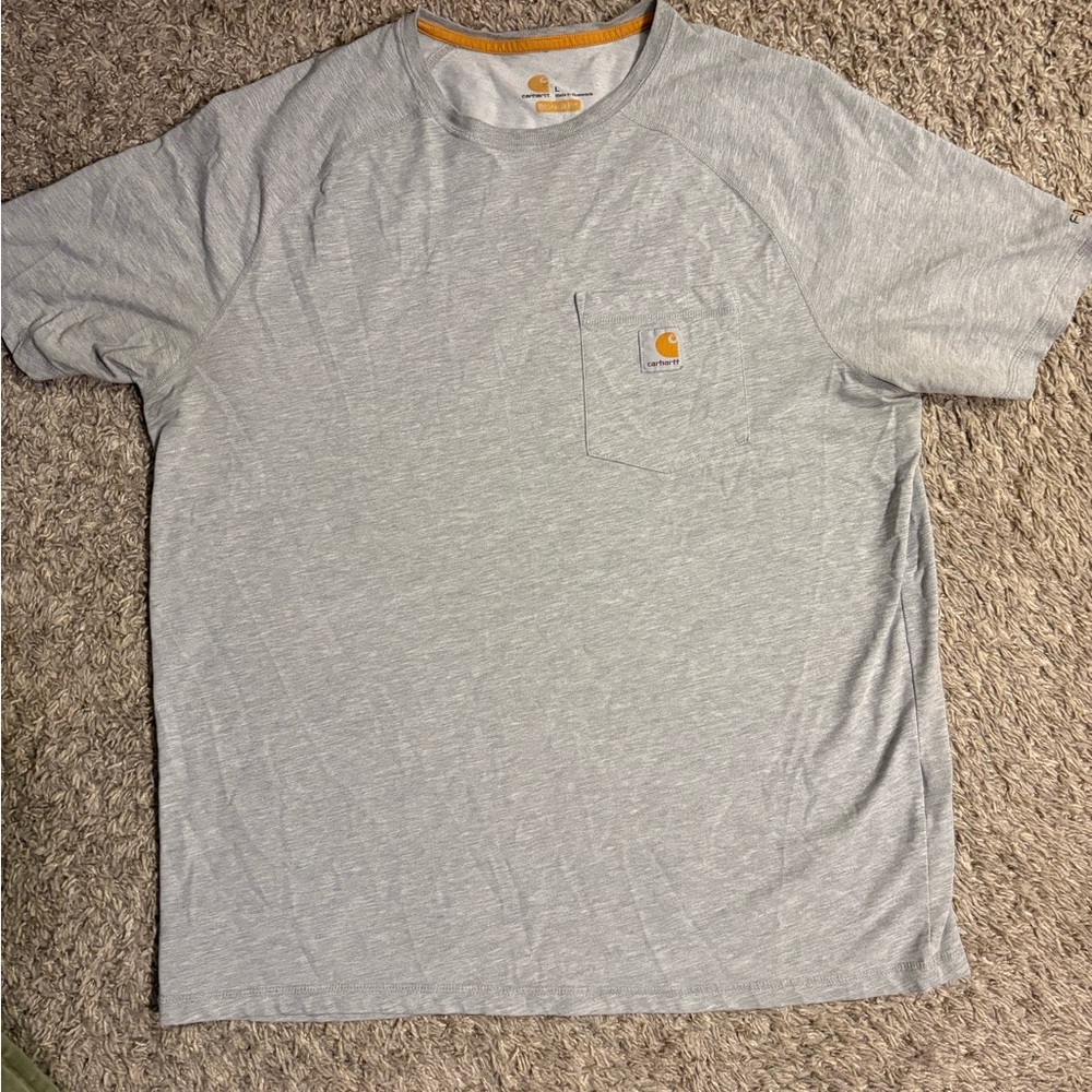 Carhartt Men's Light Gray Short Sleeve Tee